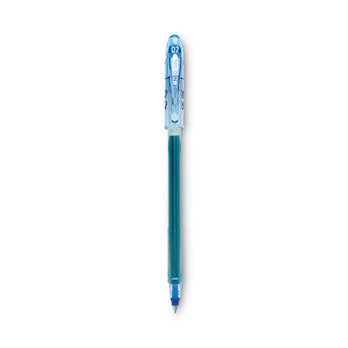 Image of Pilot® 14002 Neo-Gel Gel Pen, Stick, Fine 0.7 mm, Blue Ink, Translucent Blue Barrel, Dozen
