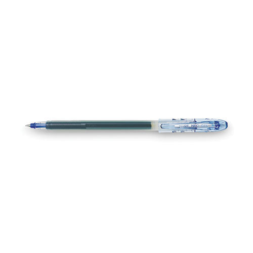 Image of Pilot® 14002 Neo-Gel Gel Pen, Stick, Fine 0.7 mm, Blue Ink, Translucent Blue Barrel, Dozen
