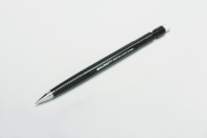 Image of SKILCRAFT® American Classic™ American Classic Mechanical Pencil, 0.9mm Bold Point Lead - Black Barrel