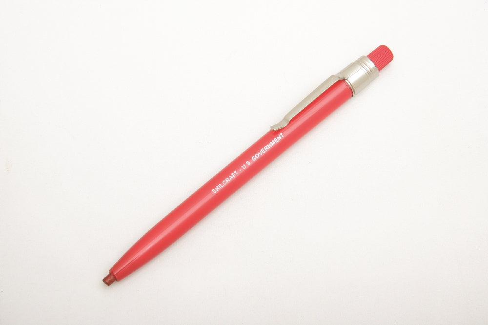 Image of SKILCRAFT® China Marker Wax Pencil, Red Barrel/Red Lead