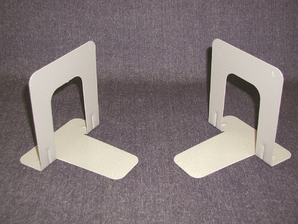 Image of SKILCRAFT® Bookends, Gray, Case of 72 Pairs
