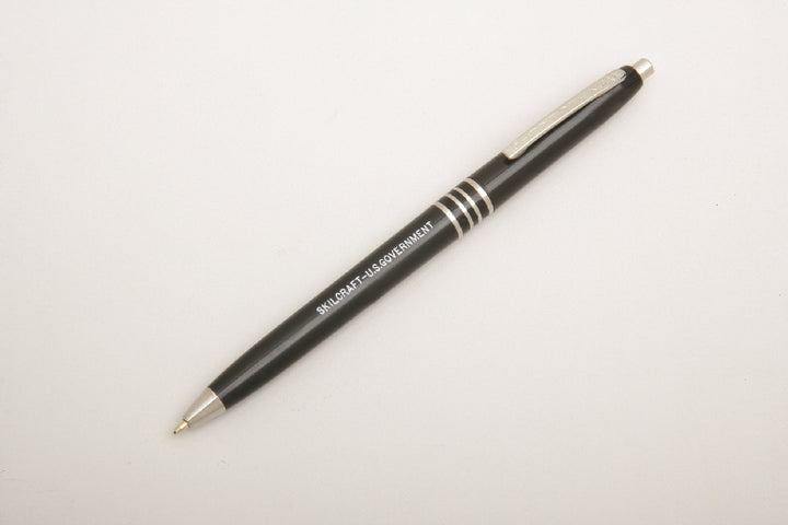 Image of SKILCRAFT® U.S. Government Pen, Black Ink, Fine Point, Case of 12 Dozen