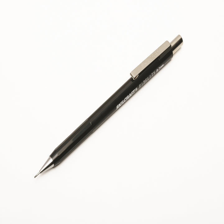 Image of SKILCRAFT® Fidelity™ Fidelity Push-Action Mechanical Pencil, Medium Point, Black