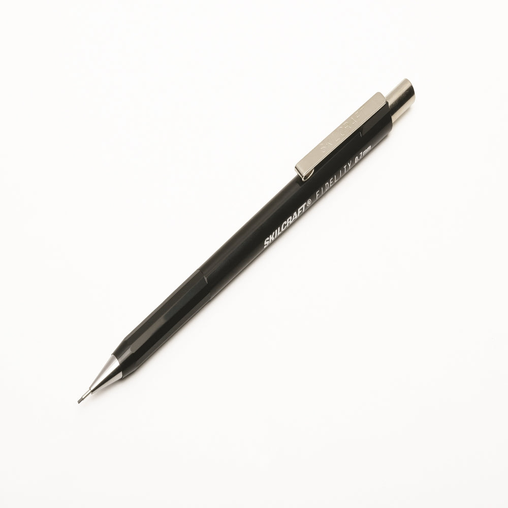Image of SKILCRAFT® Fidelity™ Fidelity Push-Action Mechanical Pencil, Medium Point, Black, Case of 6 Dozen