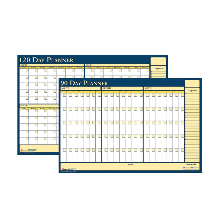 Image of SKILCRAFT® Reversible and Erasable No-Dated 90/120 Day Flexible Planner, Case of 6