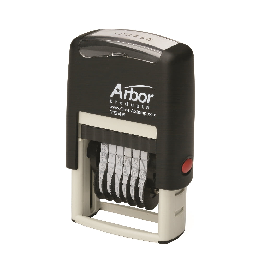 Self-Inking 6-Digit Numbering System