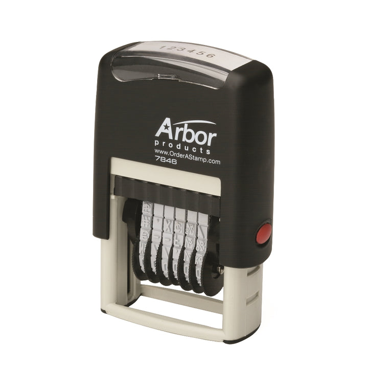 Self-Inking 6-Digit Numbering System