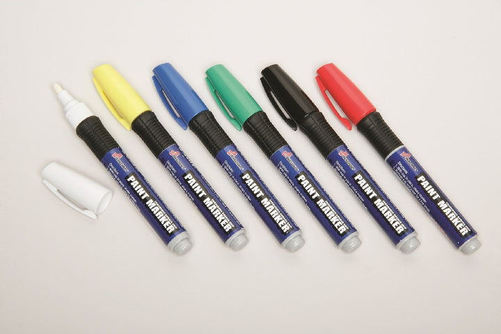 Image of SKILCRAFT® Paint Markers, Medium Point, 6 Color Set