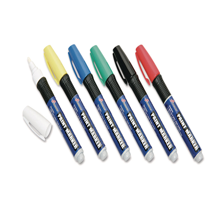 Image of SKILCRAFT® Paint Markers, Medium Point, 6 Color Set