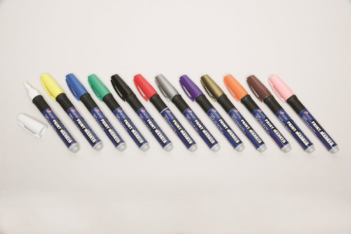 Image of SKILCRAFT® Paint Markers, Medium Point, 12 Color Set, Case of 12 Sets