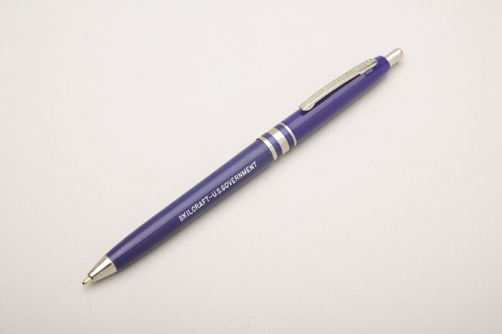 Image of SKILCRAFT® U.S. Government Pen, Blue Ink, Medium Point, Case of 12 Dozen