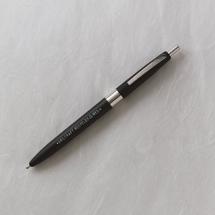 Image of SKILCRAFT® Recycled Ballpoint Pen, Black Ink, Medium Point, Case of 12 Dozen
