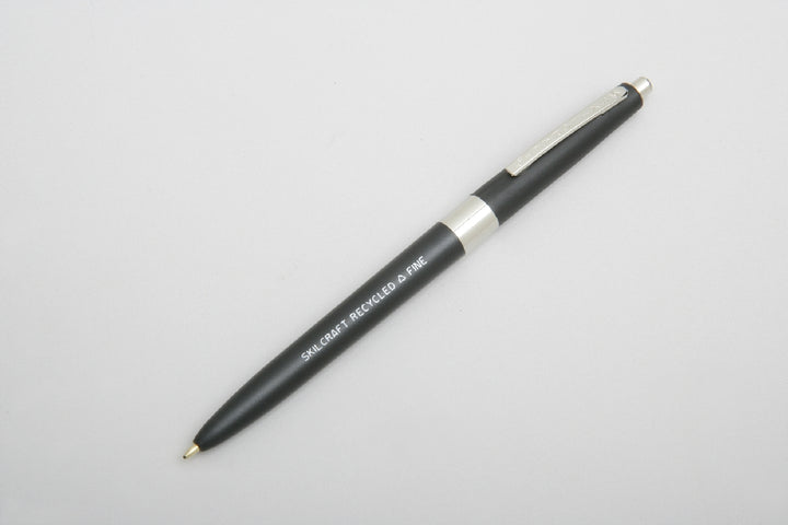 Image of SKILCRAFT® Recycled Ballpoint Pen, Black Ink, Fine Point, Case of 12 Dozen