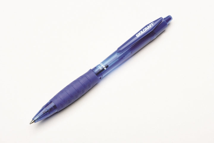 Image of SKILCRAFT® VISTA Ballpoint Pen, Blue Ink, Fine Point, Case of 12 Dozen