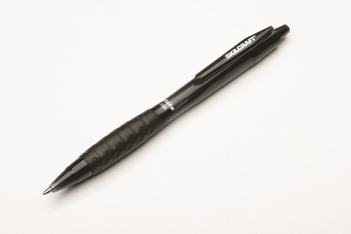 Image of SKILCRAFT® VISTA Ballpoint Pen, Black Ink, Fine Point, Case of 12 Dozen