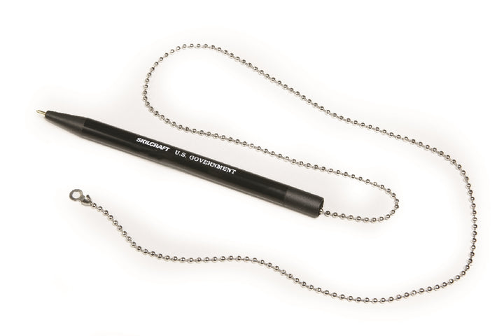 Image of SKILCRAFT® Pen with Chain, Case of 12 Dozen
