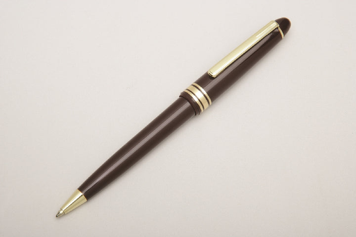 Image of SKILCRAFT® Push Cap Ballpoint Pen, Medium Point, Burgundy Barrel/Blue Ink