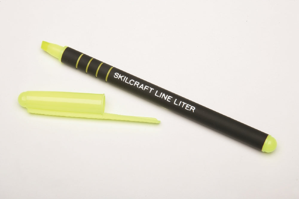 Image of SKILCRAFT® Line Liter Highlighter, Yellow Ink
