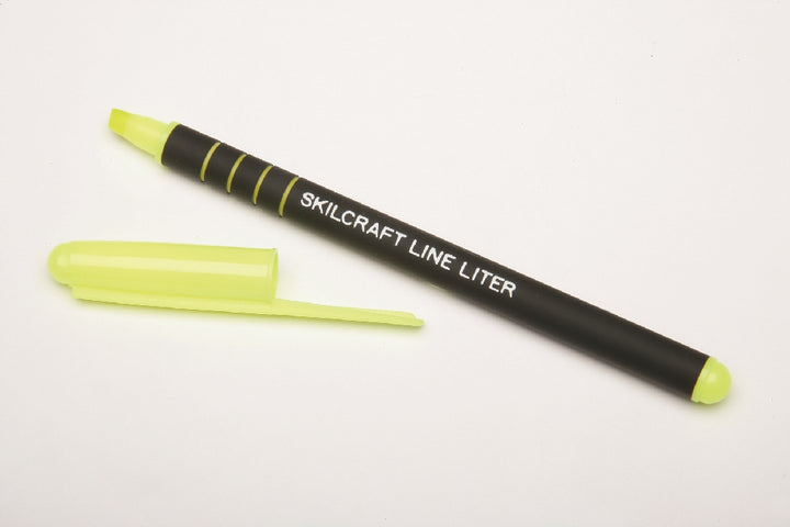 Image of SKILCRAFT® Line Liter Highlighter, Yellow Ink