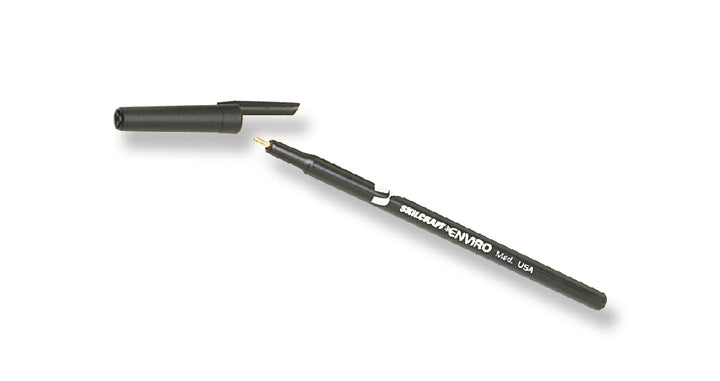 Image of SKILCRAFT® Environmental Ballpoint Stick Pen, Black Ink, Medium Point, Case of 12 Dozen