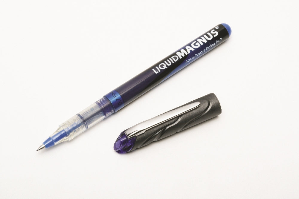 Image of SKILCRAFT® Liquid Magnus® Liquid Magnus Rollerball Pen, Blue Ink, Fine Point Arrowhead 0.7mm, Case of 6 Dozen