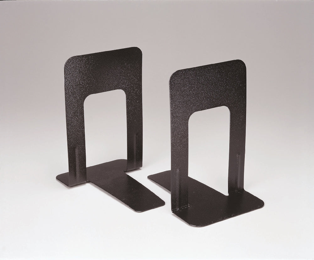 Image of SKILCRAFT® Bookends Non-Skid, Black, Case of 12 Pairs