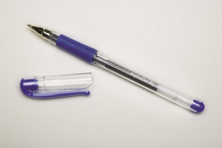 Image of SKILCRAFT® AlphaGel Ink Pen, Blue Ink, Case of 12 Dozen