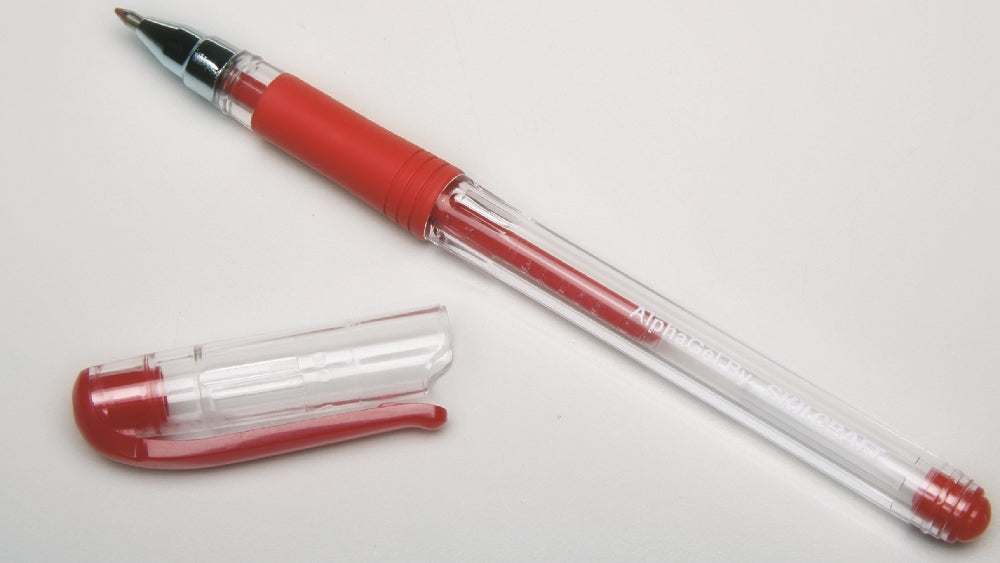 Image of SKILCRAFT® AlphaGel Ink Pen, Red Ink