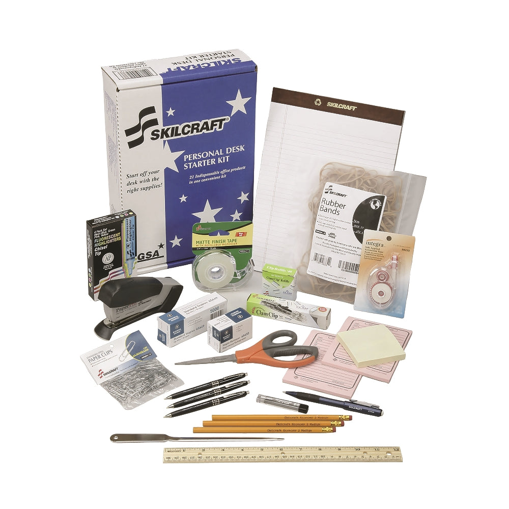 Image of SKILCRAFT® Employee Start-Up Office Kit, Case of 5 Kits
