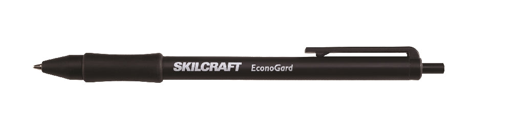 Image of SKILCRAFT® EconoGard™ Econogard Pen, Medium Point, Black Ink, Case of 12 Dozen