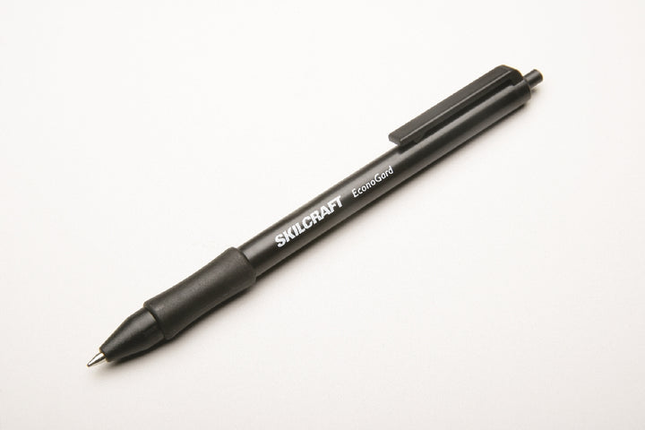 Image of SKILCRAFT® EconoGard™ Econogard Pen, Fine Point, Black Ink, Case of 12 Dozen