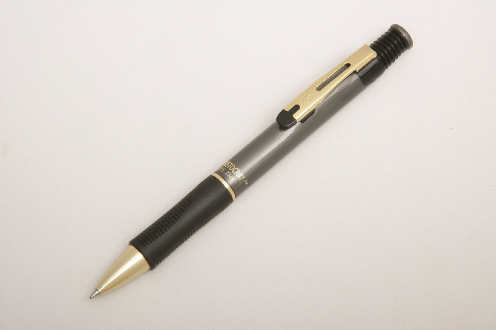 Image of SKILCRAFT® Aristocrat Gel Ink Pen, Pearl Gray Barrel/Black Ink