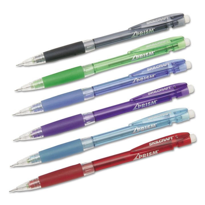 Image of SKILCRAFT® Prism™ Prism Mechanical Pencil, Medium Point, Case of 6 Dozen