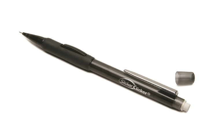 Image of SKILCRAFT® SlickerClicker® Slickerclicker Side Advanced Mechanical Pencil, Fine Point, Translucent Black