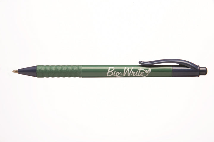 Image of SKILCRAFT® Bio-Write® Retractable Pen, Blue Ink, Medium Point, Case of 36 Dozen