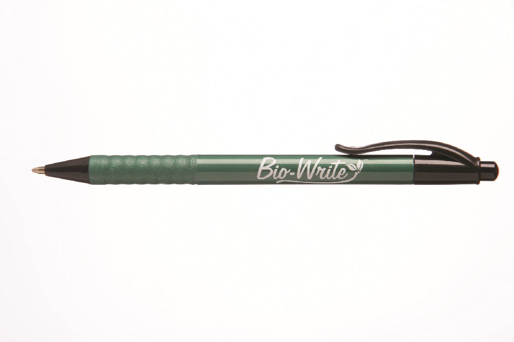 Image of SKILCRAFT® Bio-Write® Retractable Pen, Black Ink, Fine Point, Case of 36 Dozen