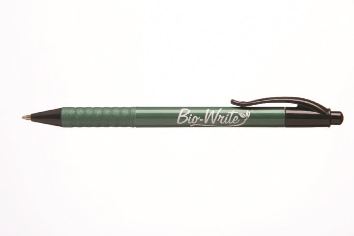 Image of SKILCRAFT® Bio-Write® Retractable Pen, Black Ink, Fine Point, Case of 36 Dozen