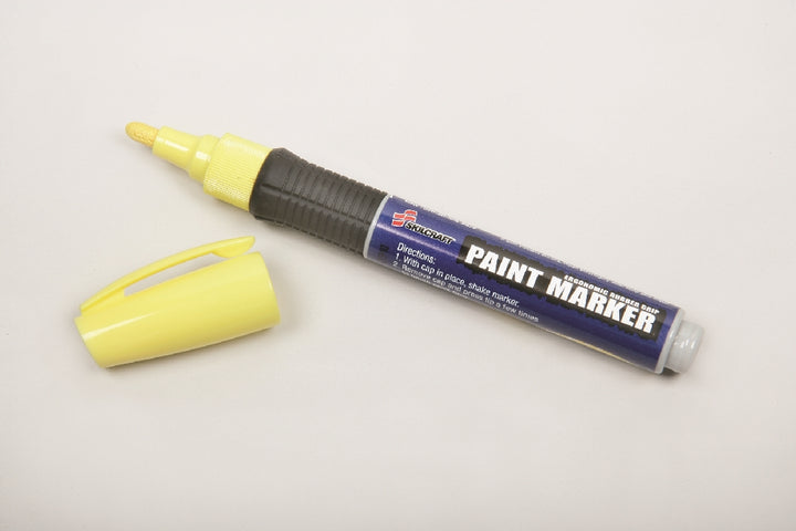 Image of SKILCRAFT® Paint Markers, Medium Point, Yellow, 6/Package, Case of 24 Packages