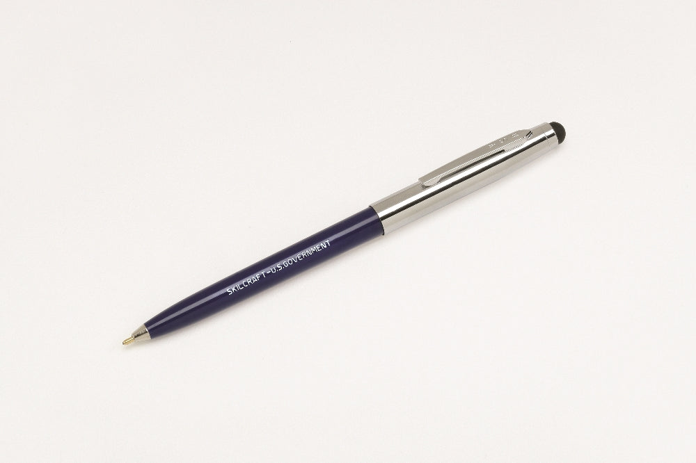 Skilcraft Combo Ballpoint Pen and Stylus, Blue Ink