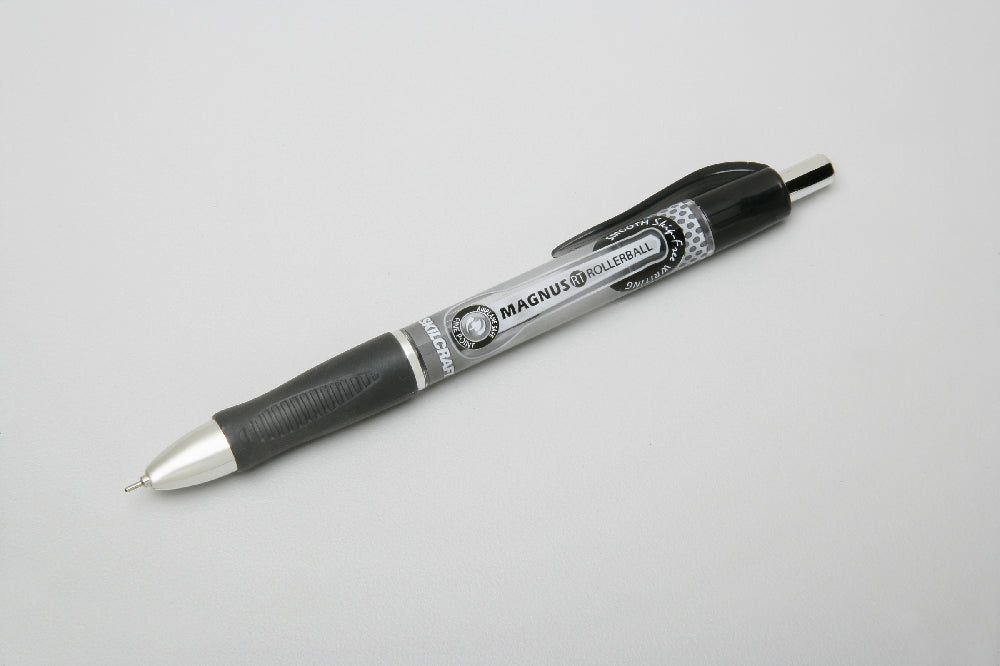 Image of SKILCRAFT® Magnus® Retractable Rollerball Pen, Black Ink, Fine Point, Case of 6 Dozen