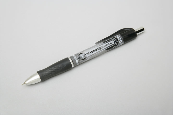 Image of SKILCRAFT® Magnus® Retractable Rollerball Pen, Black Ink, Fine Point, Case of 6 Dozen