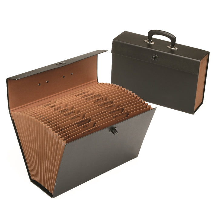 Image of SKILCRAFT® Paper Expanding Alpha Subject Storage Files, Case of 4
