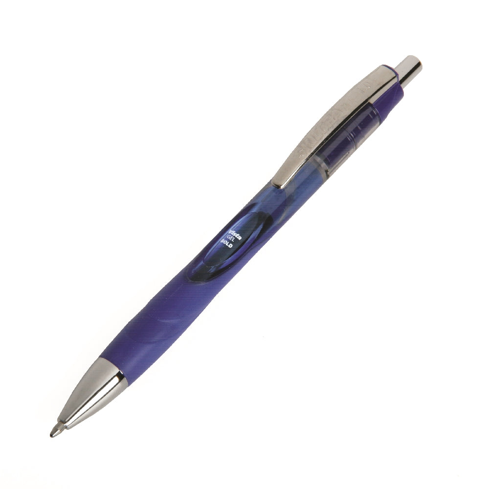 Image of SKILCRAFT® VISTA Gel Ink Pen, Blue Ink, Bold Point