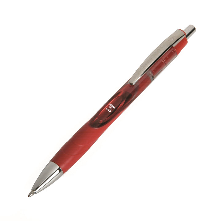 Image of SKILCRAFT® VISTA Gel Ink Pen, Red Ink, Bold Point, Case of 12 Dozen