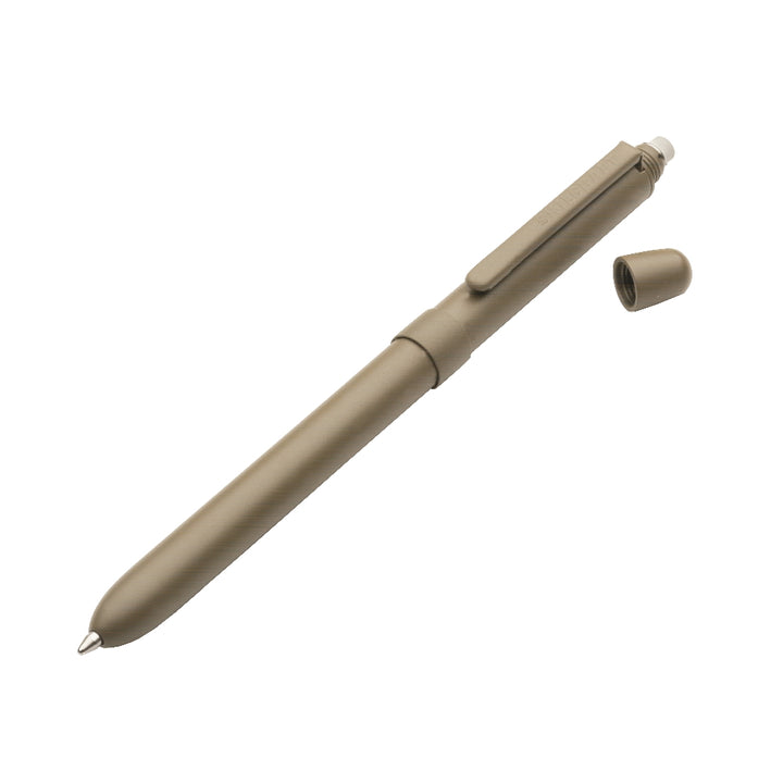 Image of SKILCRAFT® B3 Aviator Multifunction Pen and Pencil, Sand Barrel, Medium Point, Black/Red Ink