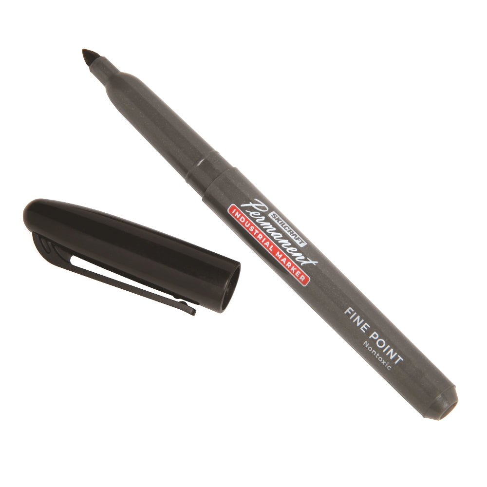 Image of SKILCRAFT® Industrial Grade Permanent Marker, Fine Point, Black