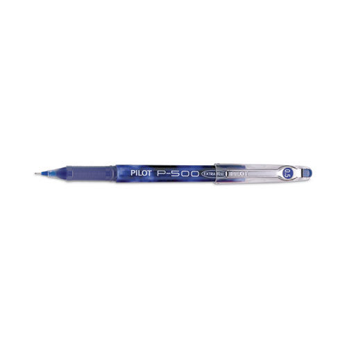 Image of Pilot® 38601 Precise P-500 Gel Pen, Stick, Extra-Fine 0.5 Mm, Blue Ink, Blue Barrel, Dozen