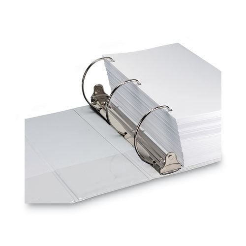Image of Samsill® 16427 Nonstick D-Ring View Binder, 3 Rings, 6" Capacity, 11 X 8.5, White
