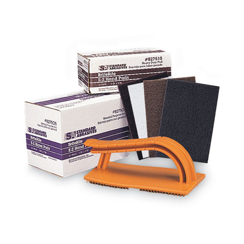 Image of 3M 827000 Standard Abrasives Easy Hand Pad Holder, 3.38 x 5.75, Orange