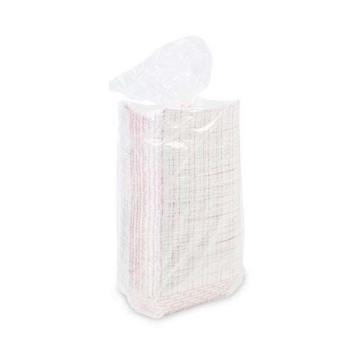 Image of Boardwalk® BWK30LAG025 Paper Food Baskets, 0.25 lb Capacity, 2.69 x 4 x 1.05, Red/White, 1,000/Carton